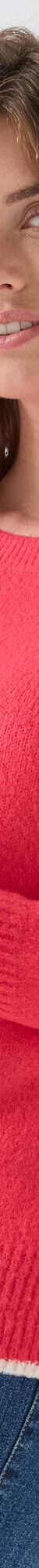 Pull bicolore en maille moelleuse  (rose) Pull bicolore en maille moelleuse  (rose)